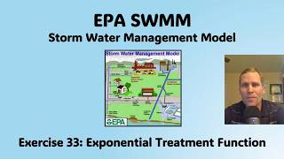 EPA SWMM Exercise 33 - Exponential Treatment Function