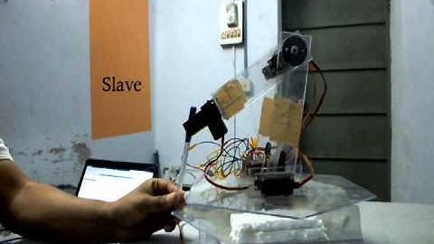 Master Slave Robotic arm