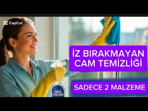 Cam Ve Çerçeve Temizliğin de En Hızlı Yol Sadece İki Malzemeyle İz Leke Bırakmayan Yöntem @⁉️