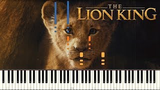 The Lion King - Teaser Trailer Music - Piano (Synthesia)