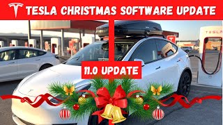 Tesla Model Y Software Version 11.0 Christmas Update w/ New UI + Features screenshot 4