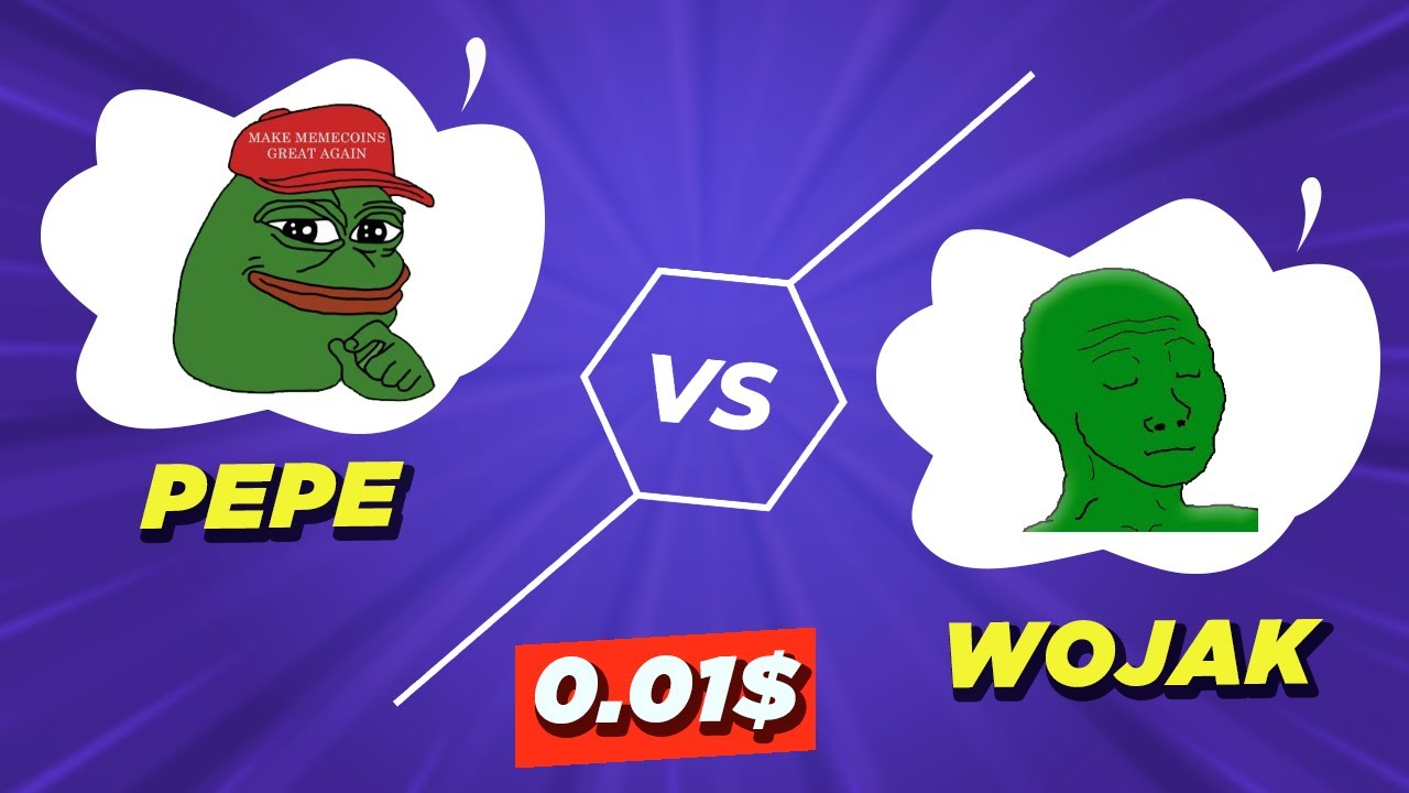 ⁣🚨Pepe Vs Wojak - Who will Hit 0.01$ Or Give You More Profit?