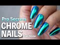 The Secret to a Pro Finish on Chrome Nails – Watch This Before You Start!【ASKA NAILS】