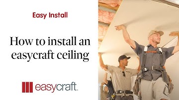 How to Install Easycraft Ceiling Panels with Kyal and Kara