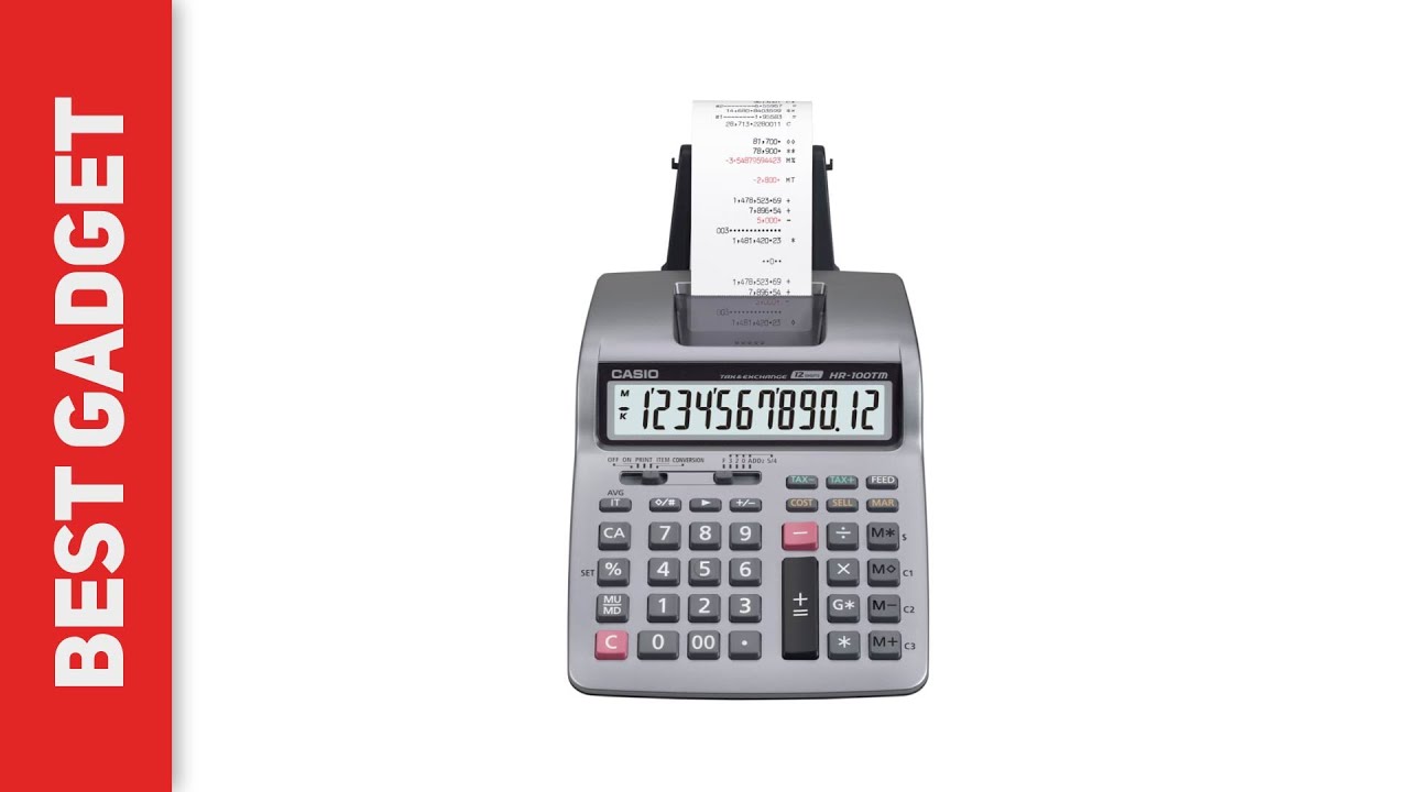 Casio Inc. HR-100TM Review - YouTube