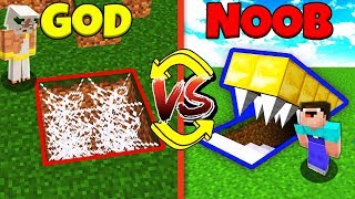 Minecraft Battle: NOOB vs GOD: SWAPPED HIDDEN TRAP CHALLENGE / Animation