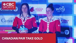 Canada's Vallée and Jasmin capture Canada Cup synchro diving gold medals | #CBCSports