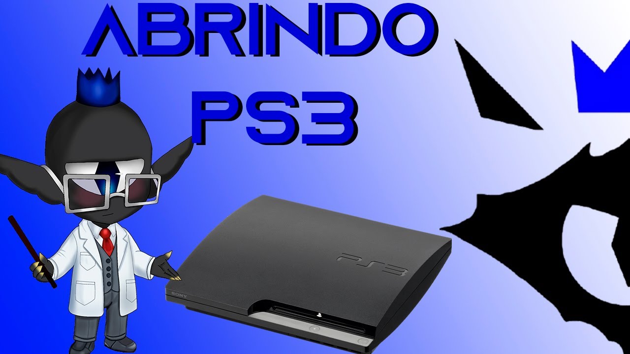 Abrindo um ps3 Slim e batendo um papo. (CECH-3001A)