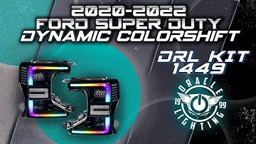 Ford F-250/350 Super Duty Headlight DRL Kit Dynamic ColorSHIFT Upgrade