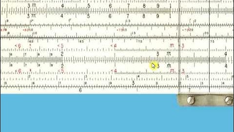 Slide Rule Part 4 - reading the C and D scales