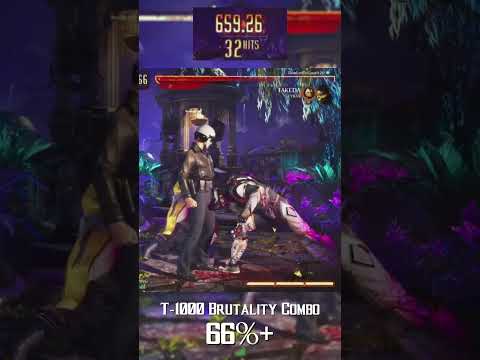 T-1000 HAS THE CRAZIEST COMBOS IN MK1🤖💀  #mk1 #terminator #mortalkombat