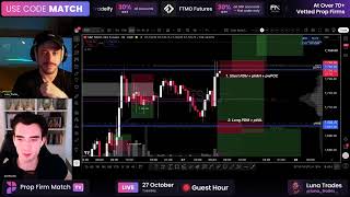 Live Futures Trading | London & New York Session | Prop Firm Match TV | 27/10/2026