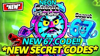 NEW SECRET Codes NEW 67 Code and Admin Abuse in Fortnite Steal the Brainrot (New ALL Secret Codes)