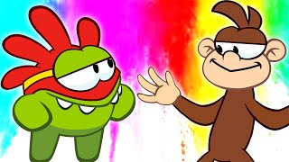 OM NOM Stories Hindi |🐵Monkey Adventure | Funny Hindi Cartoon | Cut The Rope