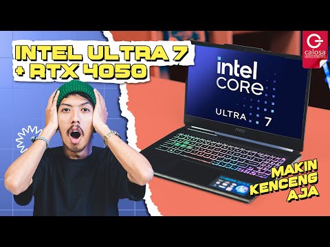 PERTAMA DI 2024 !! INTEL ULTRA BERSATU DENGAN RTX 4050 KENCENG ABIS | REVIEW MSI Cyborg 15 AI A1VEK