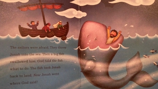 La Biblia para Los Niños y Bebés en Español  #52 Jonás y un gran pez #2MinutosCadaDía