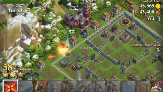 DomiNations! | 20170120 World War | Ziliyana(IA 130) VS YkypkN #1(Atomic 176) | 4 stars 91%