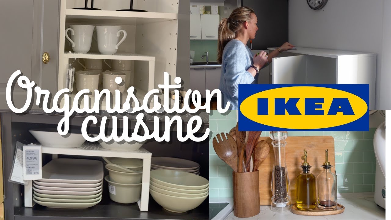 🧺 JE REORGANISE MA CUISINE ✨ GAIN DE PLACE IKEA -  KITCHEN TOUR