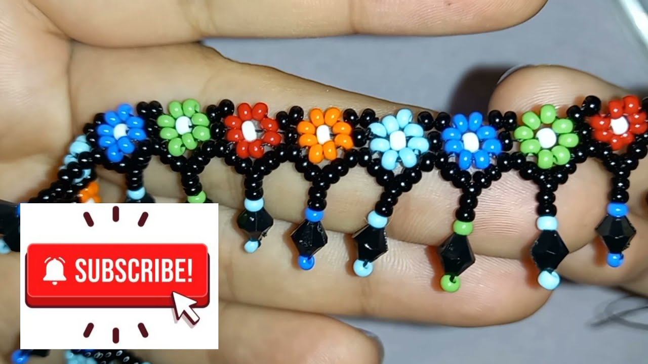 Collar en mostacilla para niñas 👸😊