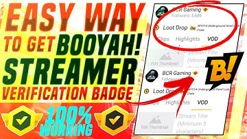 How to Get Verification Badge on Booyah 2022 | Booyah Streamer Badge | 100% Working Tips and Tricks