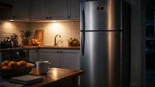 STATIC SCREEN | Refrigerator Hum at Night – Deep White Noise for Sleep and Deep Rest 8 Hours
