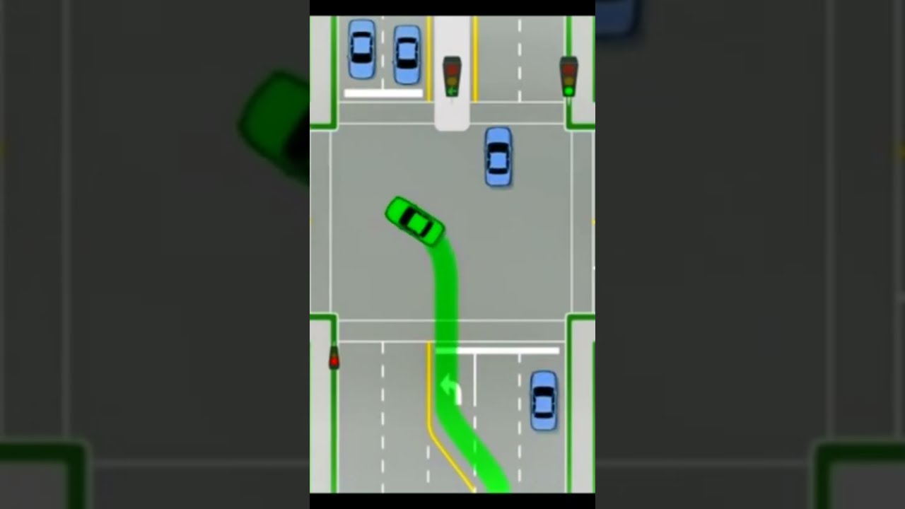 Left Turns In Intersection Leftturn Britishcolumbia Roadsafety Icbcroadtest