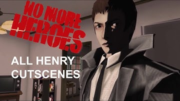 Henry Cooldown All Cutscenes - No More Heroes 1 and 2 (Compilation)