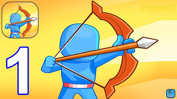 Archer Counter - Gameplay Walkthrough Part 1 Tutorial Levels 1-7 Archer Army Commander (iOS,Android)
