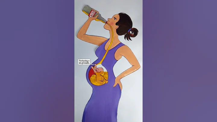 Stop drinking 🚫 And save your baby❤️ #rifanaartandcraft #shortvideo #deepmeaningvideos #rifanaart - DayDayNews