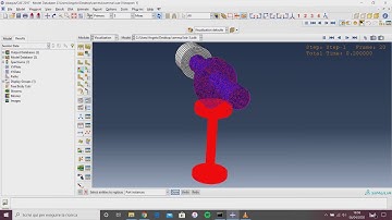 Abaqus CAE - Engine cam and valve simulation