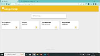 Google Keep APP Clone