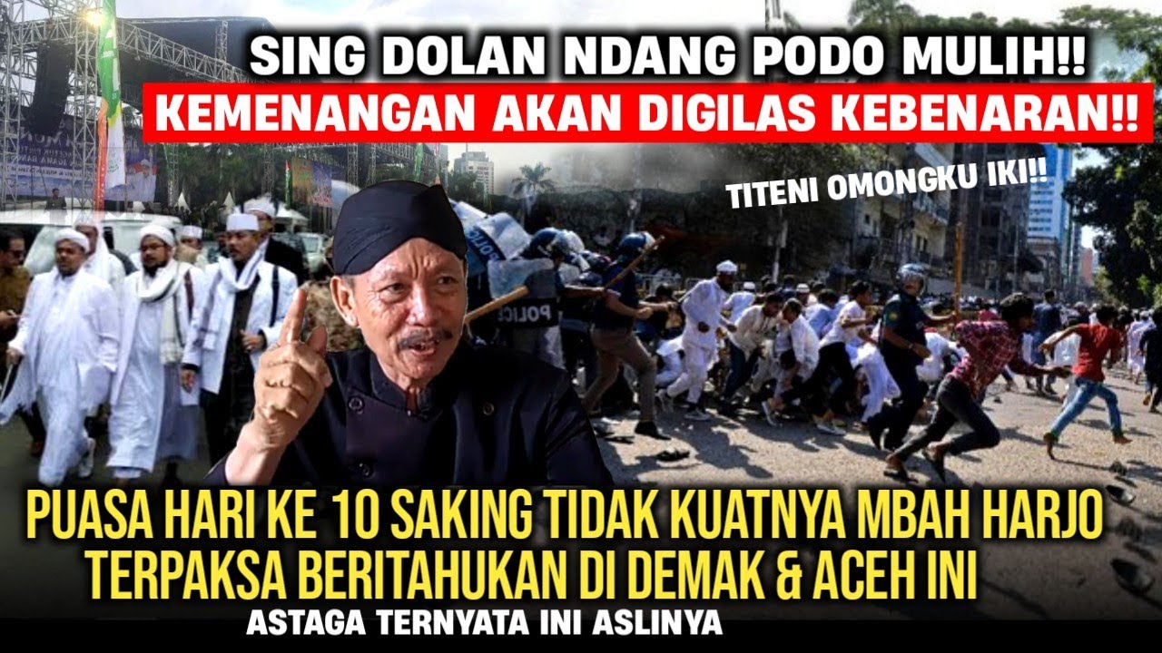 🔴WONG JOWO NDANG PODO BALI!! KEMENANGAN AKAN DIGILAS KEBENARAN DEMAK & ACEH SEPERTI INI