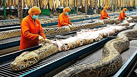 Inside Modern Snake-Leather Factory: From Snake Skin to Luxury Jacket and Bags (Full Process)