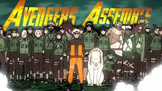 Avengers Assemble - Naruto Assemble - Avengers Endgame Portals Scene Parody (2019) | My Version | 4K