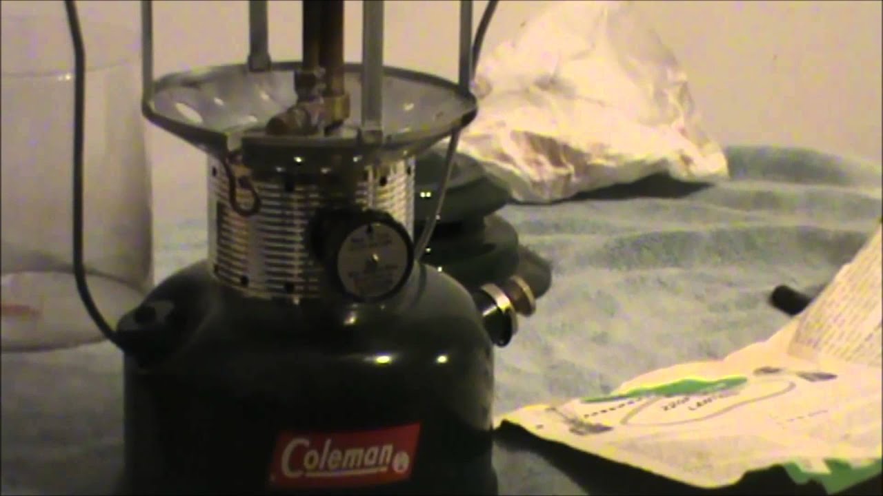 Coleman 220F First light after 40 + years - YouTube