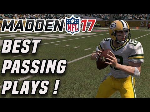 MADDEN 17 BEST PASSING PLAYS! PASSING PLAY TIPS FOR MADDEN 17