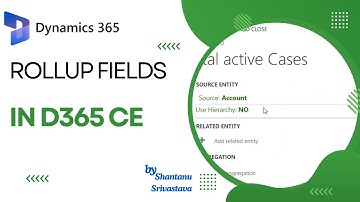 Rollup Fields in D365 CE: Comprehensive Tutorial by Shantanu