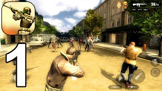 TOTAL ASSAULT: Zombie - Gameplay Walkthrough Part 1 level 1-2 (iOS, Android) screenshot 2