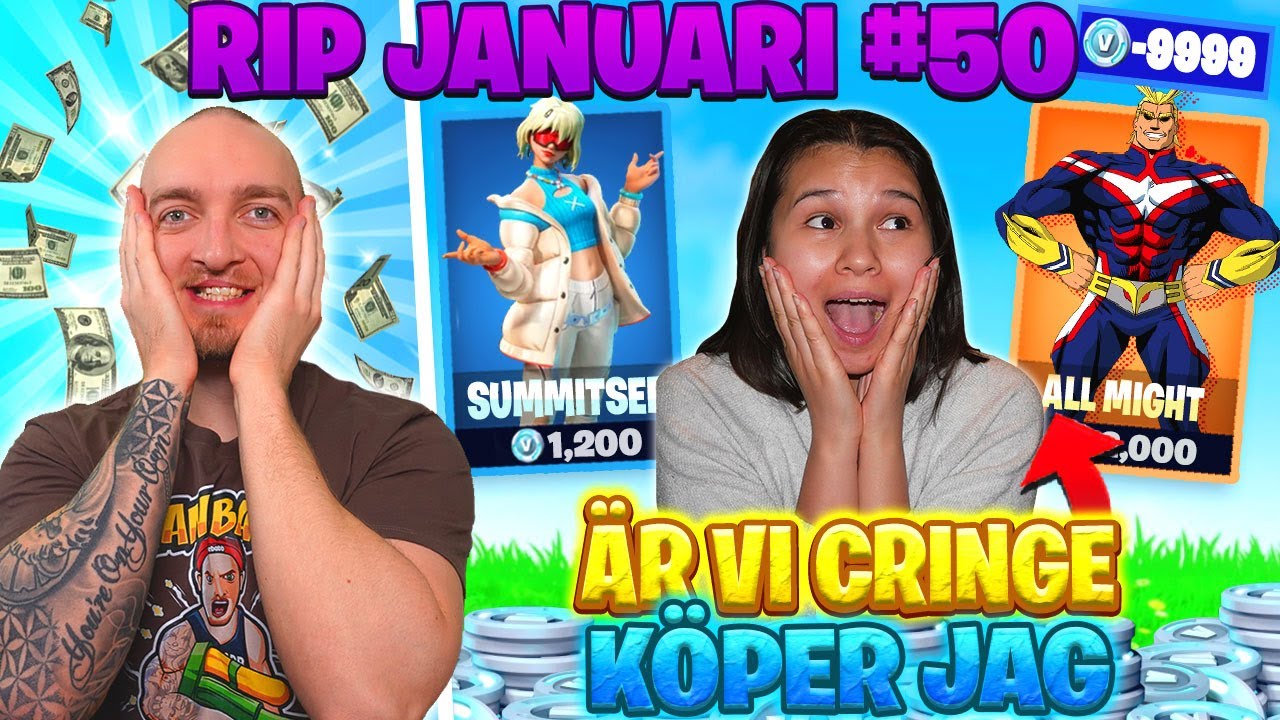 Fortnite Rip Skin KÖPER SKINS FÖR VARJE GÅNG VI ÄR CRINGE I FORTNITE *RIP JANUARI #50 ...