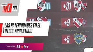 ¿QUIÉN TIENE DE HIJO A QUIÉN EN EL FÚTBOL ARGENTINO? #ESPNF90