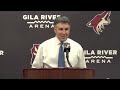 Head Coach Dave Tippett - Stars vs Coyotes