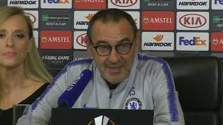 Chelsea vs Videoton | Maurizio Sarri Pre Match Press Conference | Europa League