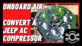 On Board Air Compressor. Convert the AC compressor to an air compressor #OBA #Poweraddictscrew