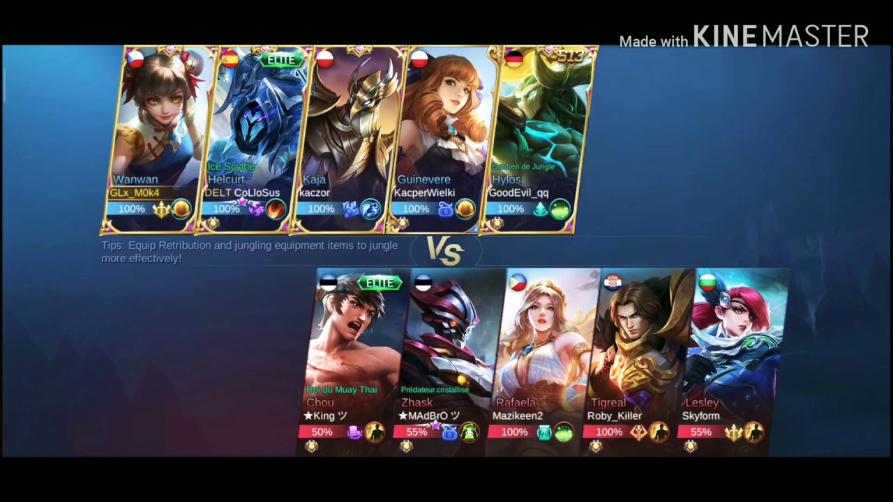 [Mobile legend] Ranked mythique avec wanwan new héros - YouTube