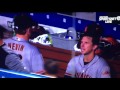 buster posey chews out phil nevin