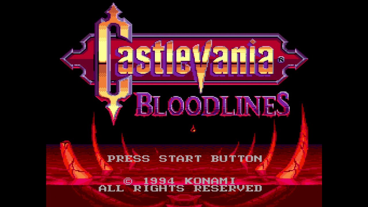 [Genesis VA2.3] Castlevania: Bloodlines (Intro + Demos) - YouTube