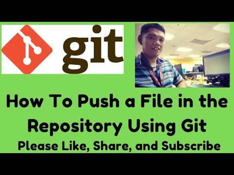 How To Push a File in the Repository Using Git