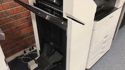 Print booklets on Canon ImageRunner Advance