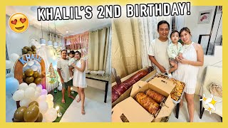 KHALIL&#39;S 2ND BIRTHDAY CELEBRATION SA BAHAY! NAPA BONGGA BIGLA!! ❤️