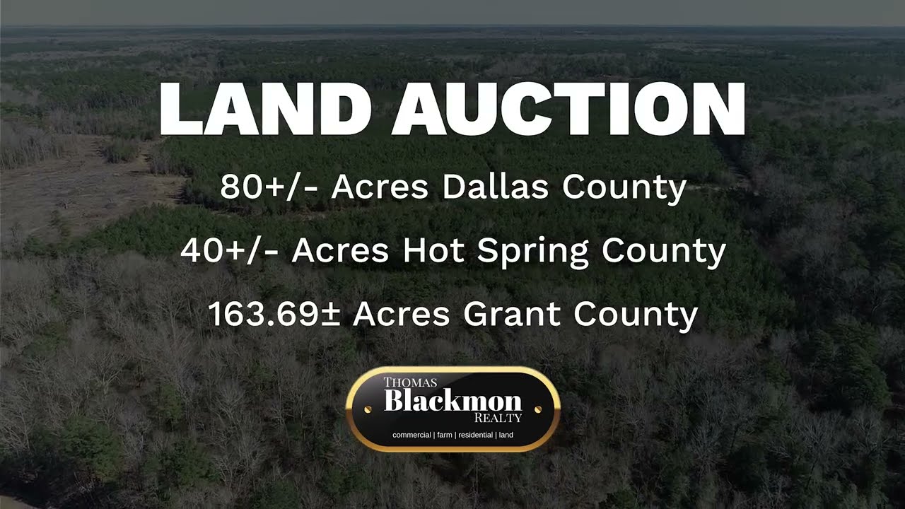 Timber Land Auction: Hot Spring, Grant, & Dallas Counties